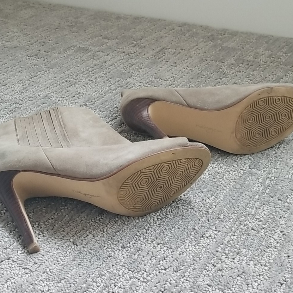 Beige Suede Booties - Picture 3 of 3